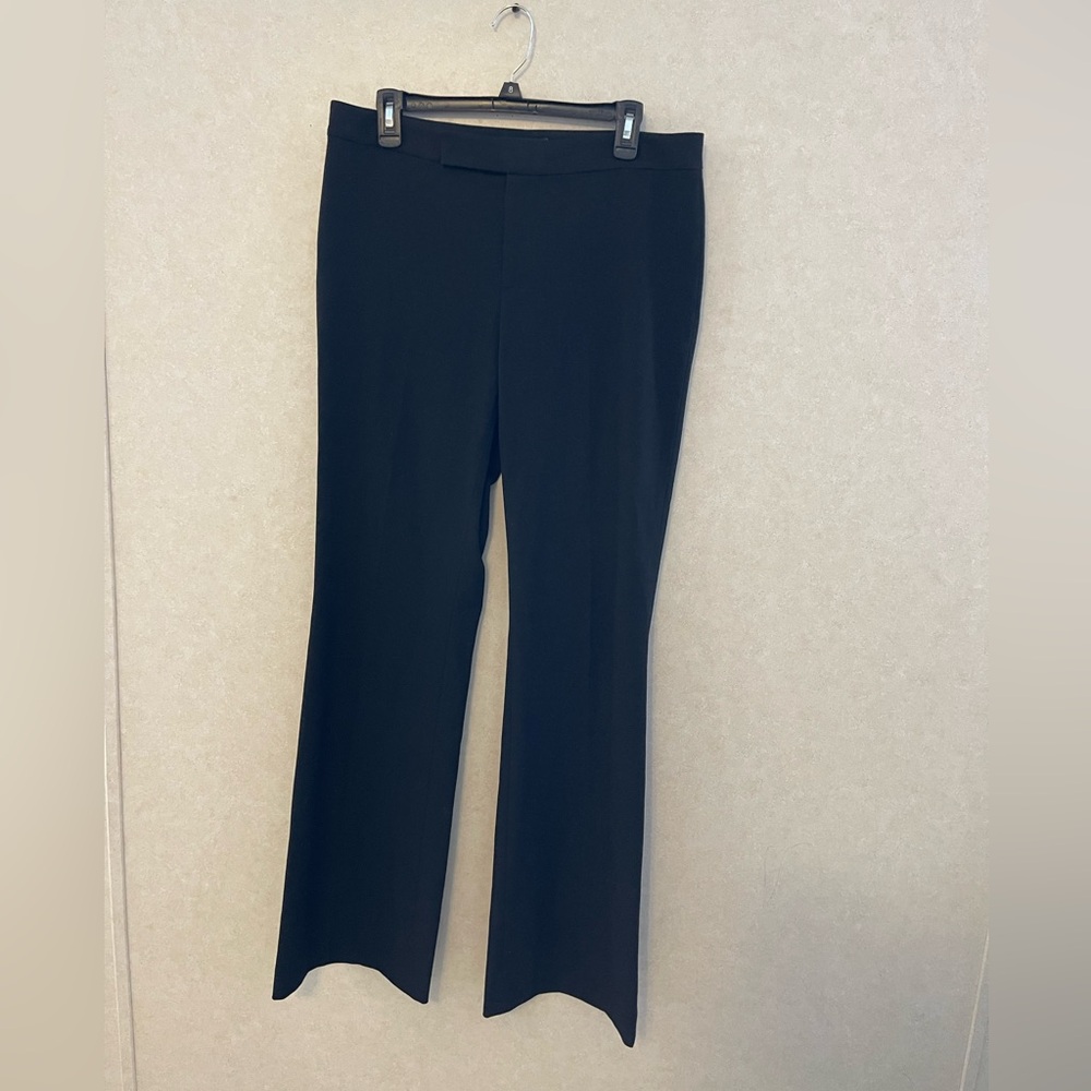 Lauren Ralph Lauren Black Straight Leg Dress Pants Size 8 black